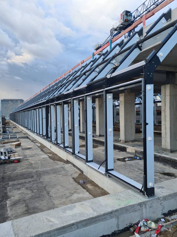 Pfosten-Riegel-Fassade